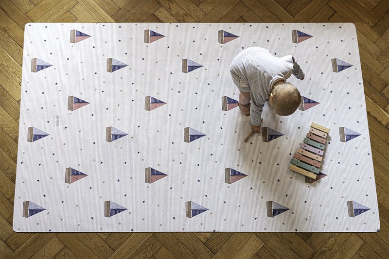 Tappetino in gomma naturale Little Sailor grande