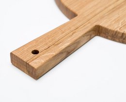 Round Wooden Pizza Serving Board