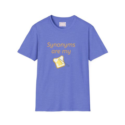 USA - Synonyme sind mein Jam Unisex Softstyle T -Shirt - Perfektes Geschenk für Wortliebhaber