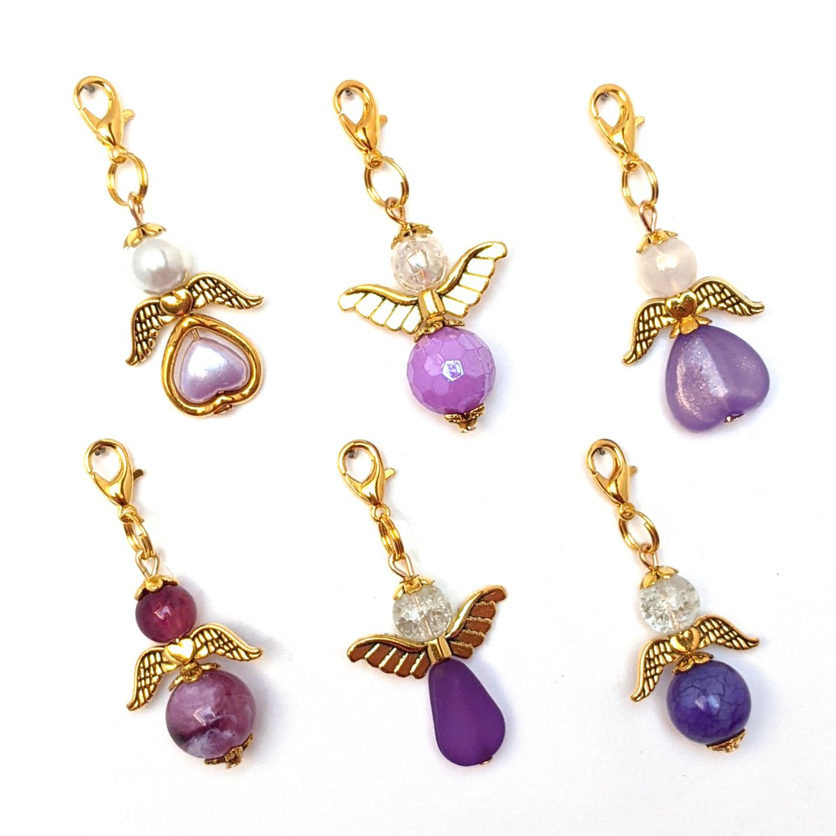 Schutzengel lila gold