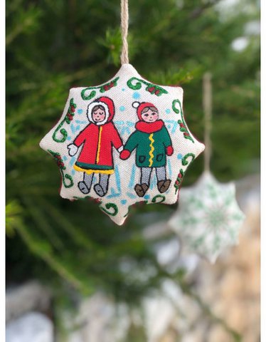 Kerstster "Kinderen maken engelen"