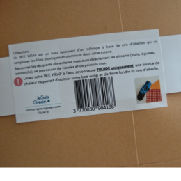Bee Wrap Emballage réutilisable et zéro déchet 3 tailles trio S ( 20cm*20) cm  M (22*29cm) , L (30 cm *30cm)