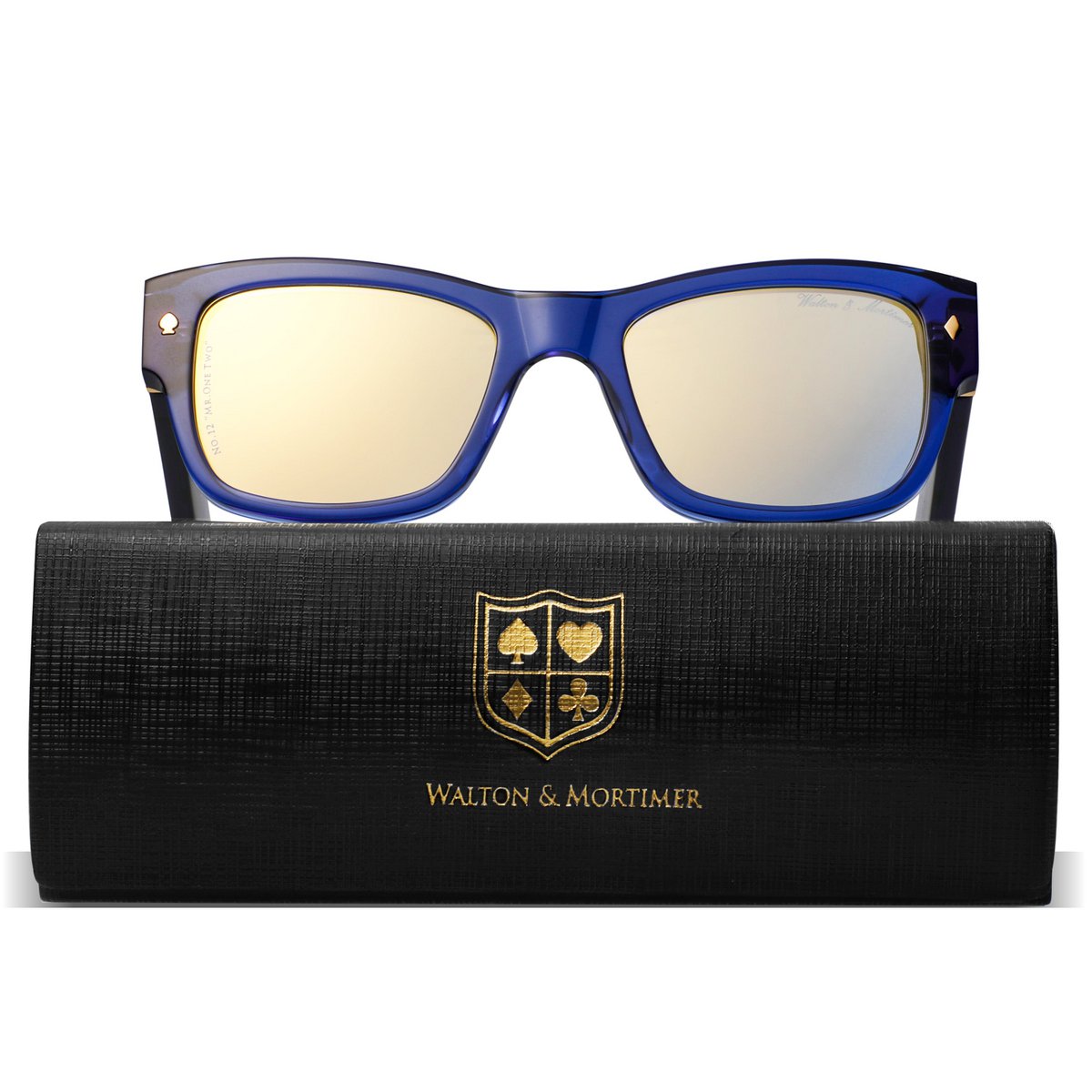Walton & Mortimer Nr. 12: "Mr.one Two" Midnight Blue Blue Limited Edition Photochrome Sonnenbrille