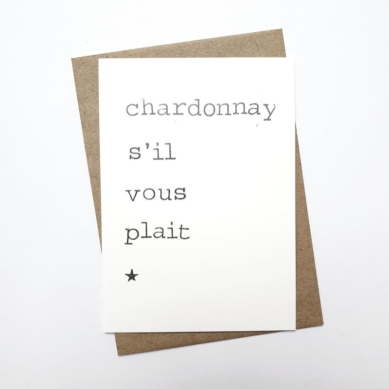 Chardonnay s'il vous treccia