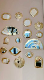 Mini Brass Mirror – Handmade Moroccan Design