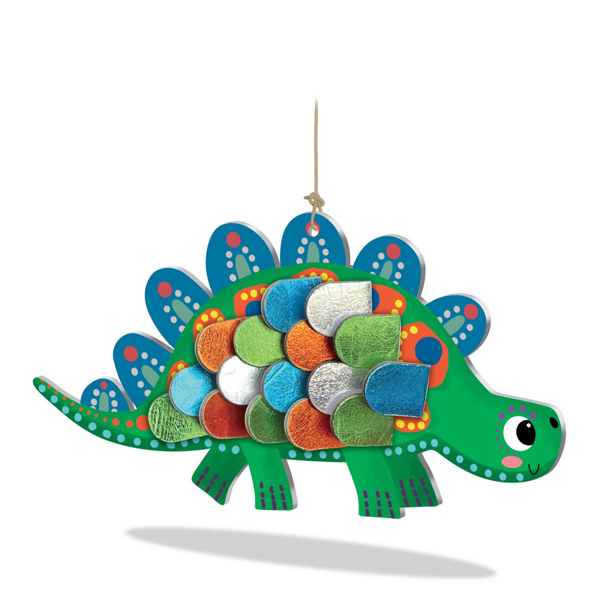 Easy decorative animals, "Dinosaurs" metallic scales