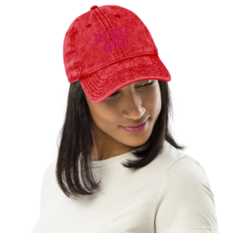 Gorra vintage REBEL GIRL Gorra vintage de sarga de algodón