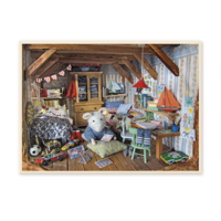 Puzzle Sam's bedroom (200 pieces) - The Mouse House