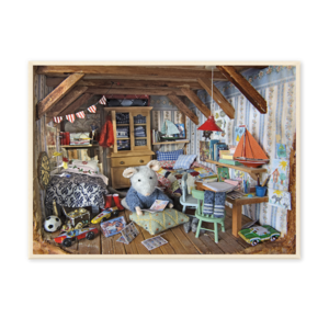 Puzzle Sam's bedroom (200 pieces) - The Mouse House