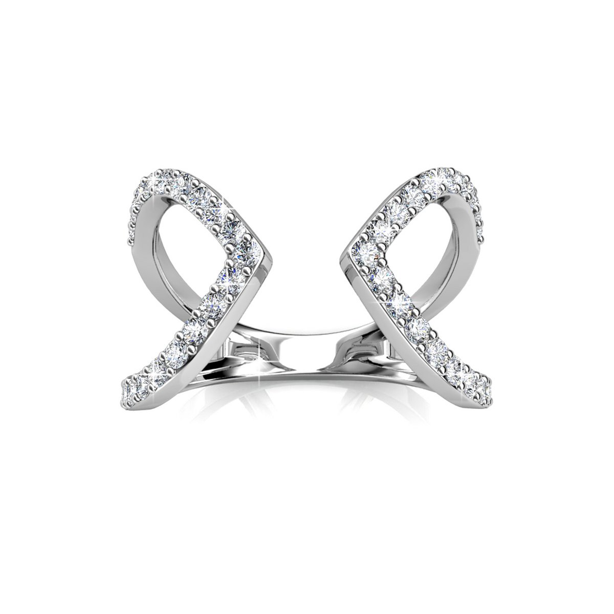 Anillo de Aurora - Plata y Cristal