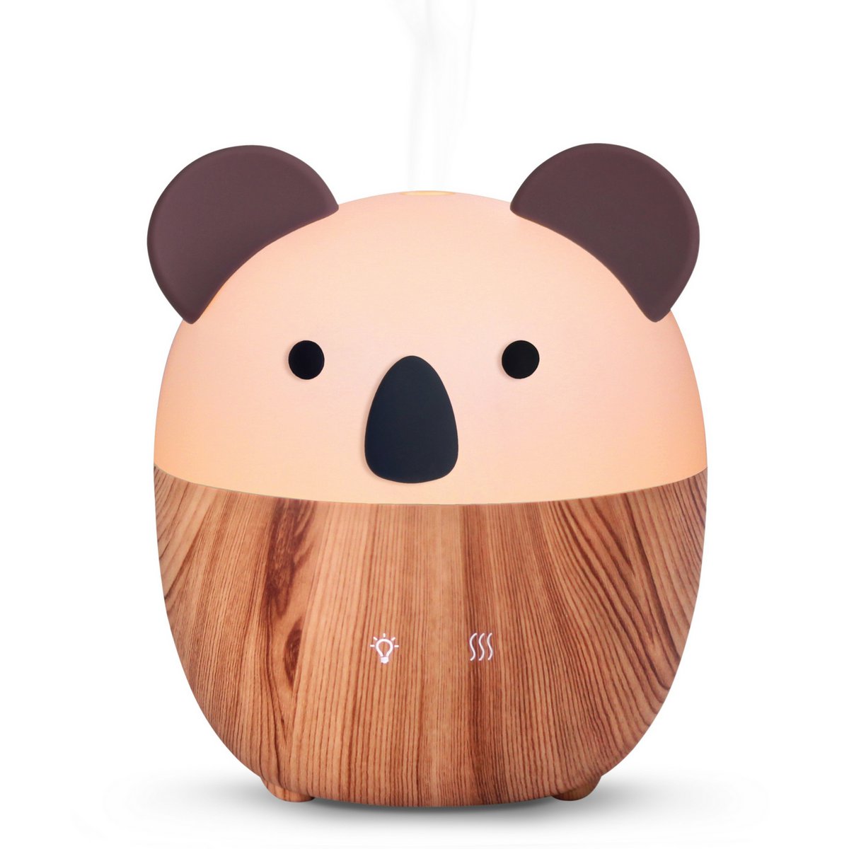 Woofie Essential Oil Diffuser – Ultrasonic Cold Aromatherapy Diffuser – Electric Diffuser for Home Fragrance – USB Power Supply, Ambient LED Lighting, Silent and Compact