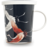 Edo Teamug set, Crane Black, porc.filter, giftbox