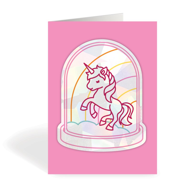 Adesivo/carta per finestra Rainbowmaker - Unicorno