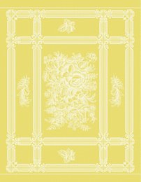 Linen towel Nataly - yellow