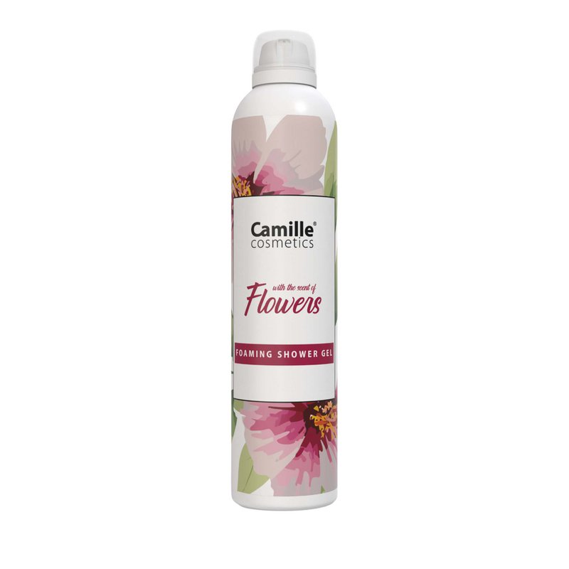 Camille Cosmetics | Gel di doccia in schiuma - fiori - 200 ml