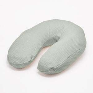 Nursing pillow light green - Soft Dots