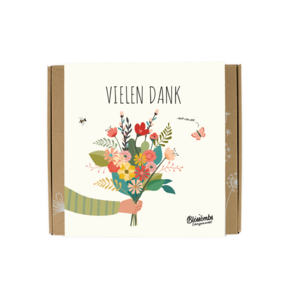 Geschenkbox Medium mit 9 Samenbomben - Vielen Dank