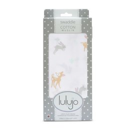 Lulujo swaddle 120x120 - Little Fawn