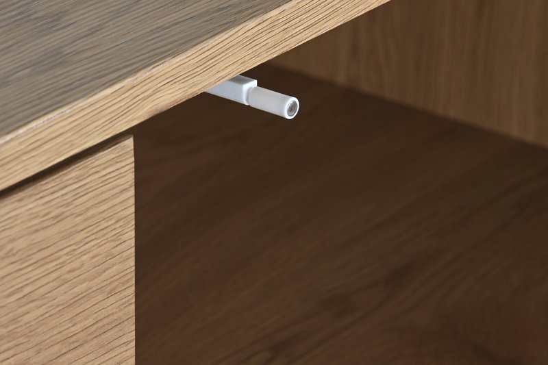 BUFFET MDF MÉTAL 160X45X75 NATUREL MB203020