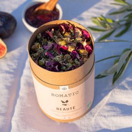 Økologisk BEAUTY infusion 50g - timian - kamille - burre - rød vin - brændenælde - rose