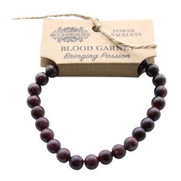 Bracelet de Puissance - Grenat Sanguin