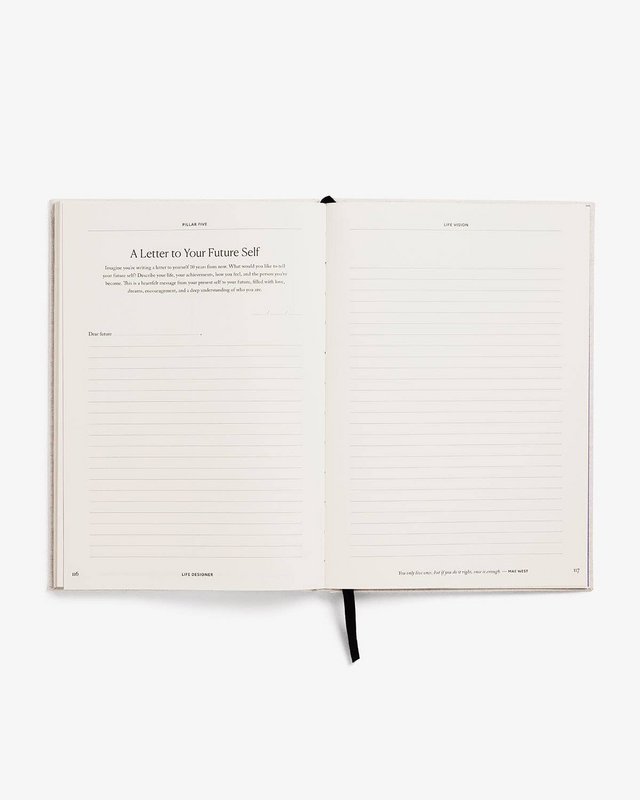 Life Designer Journal - 100+ beder om selvvækst, mål