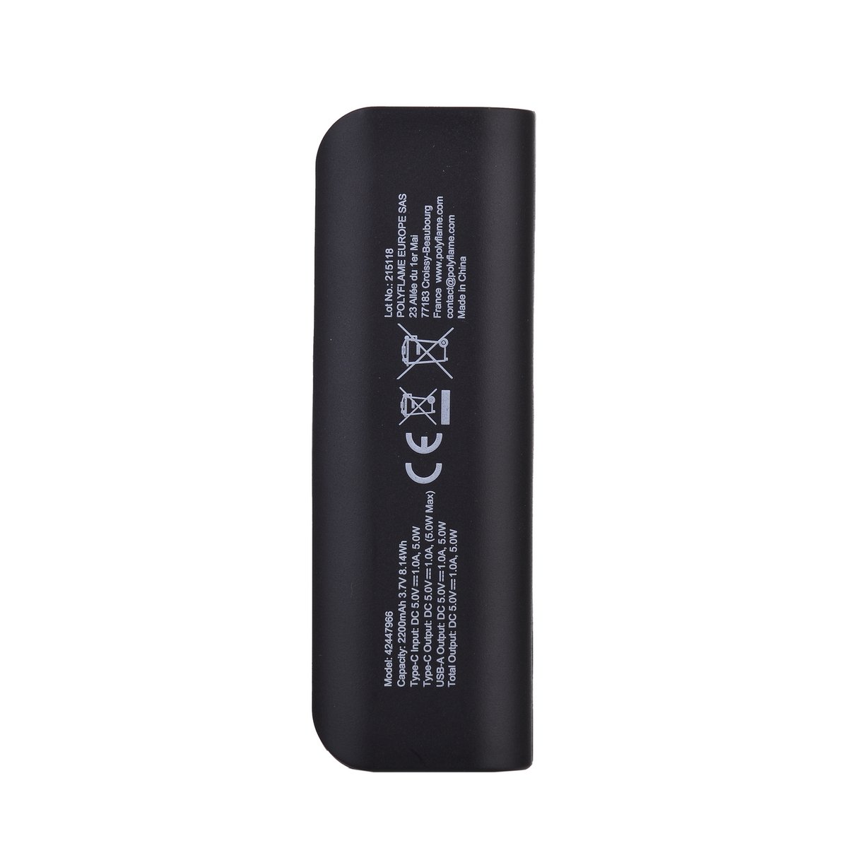 Batterie externe Power bank 2 200 mAh