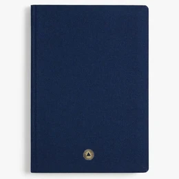 Premium Fabric Lined Notebook with Quotes