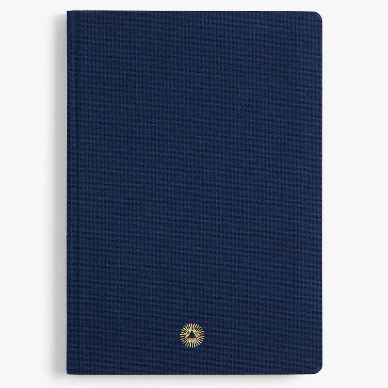 Premium Fabric Lined Notebook with Quotes