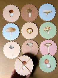 Coaster/Coaster 10 motifs mushrooms - 12 sets