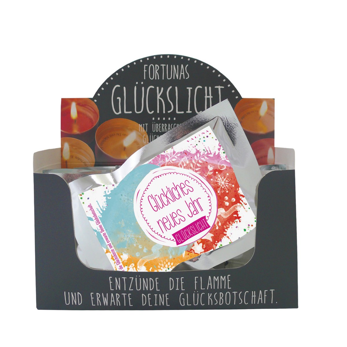 Fortuna's gelukslicht / foto / vuurwerk / gelukkig nieuwjaar / VE 15