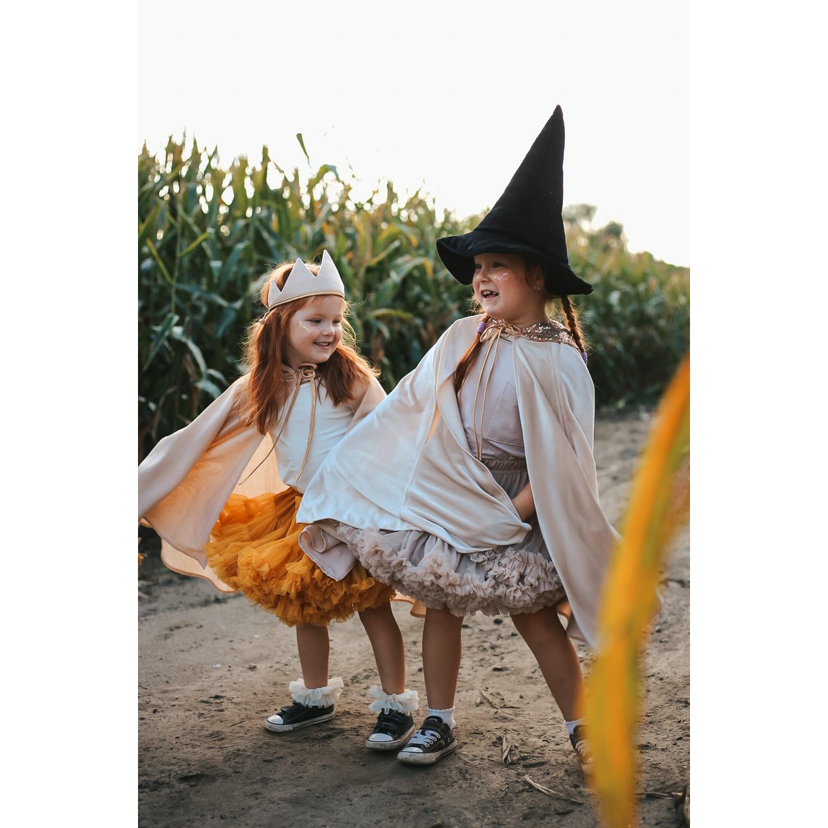 "Gold fairy" Linen Magic Cape
