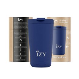 IZY - Originalt isoleret krus - mat blå - 350ml