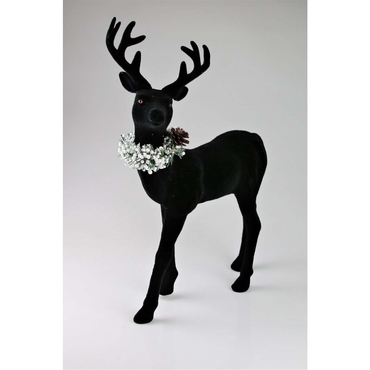 Hirsch schwarz Flock 49,5cm VE:4