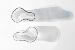 MIST SERIES SHORT CLEAR VASE