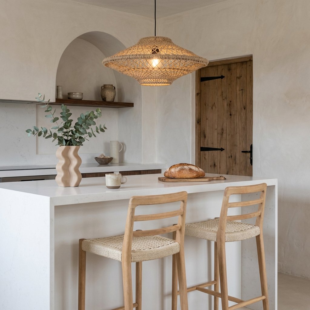 Corda hanging lamp Naturel Medium