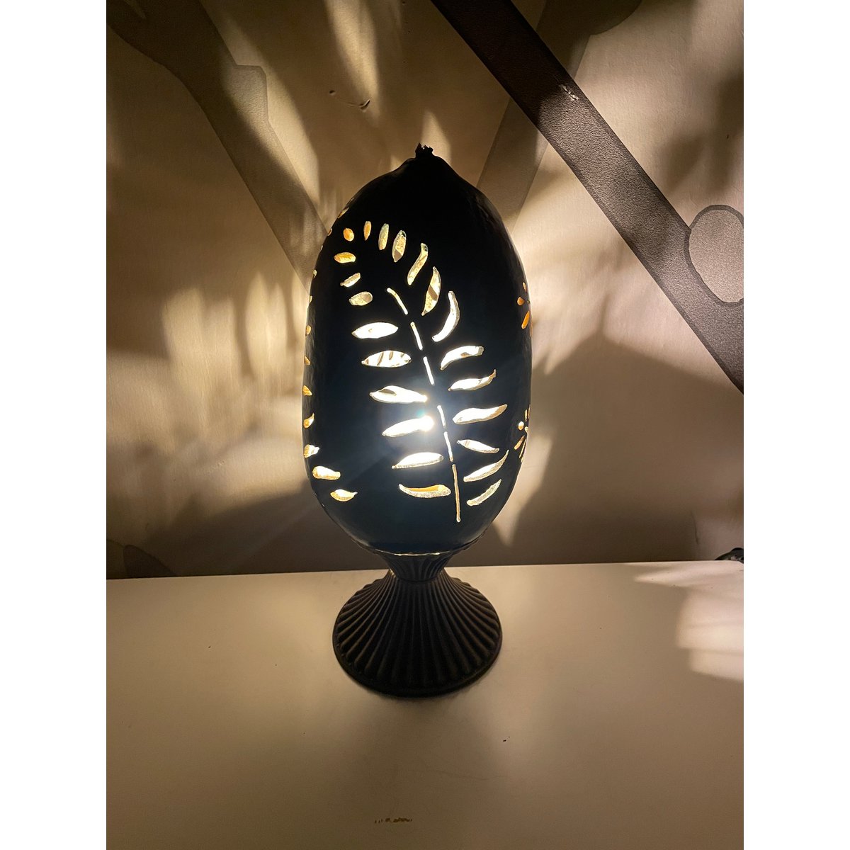 Gourd Lamp - Leaves