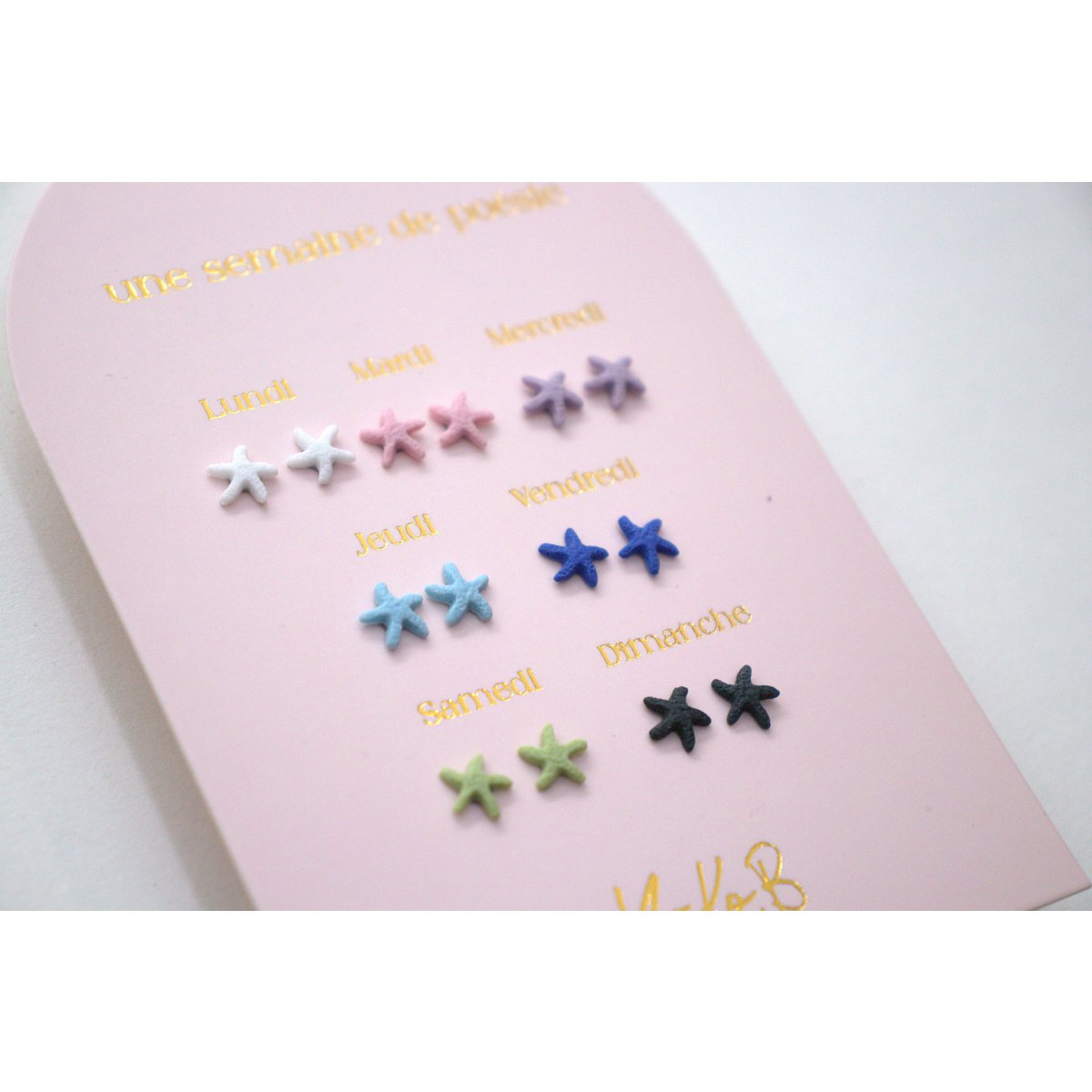 Box of 7 Earrings — Starfish Poetry Week