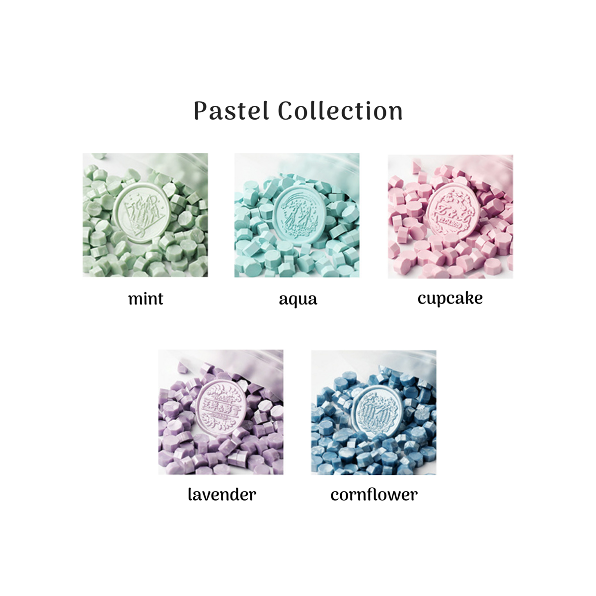 Lakzegelkralen in glazen pot x10 Pack - Bestseller, envelopzegel, lakzegel, briefpapier, hobby's