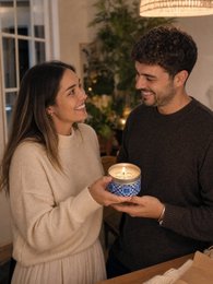 Vela sorpresa LAVURI, mensaje en lata, vela perfumada de cera de soja natural hecha a mano, vela de regalo de mensaje secreto
