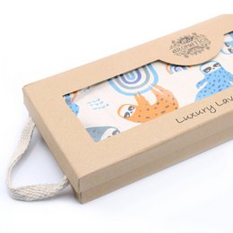Luxe lavendel tarwezak in geschenkverpakking - Lazy Sloth