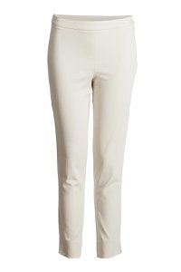 Enge elastische Hose in Sandfarbe