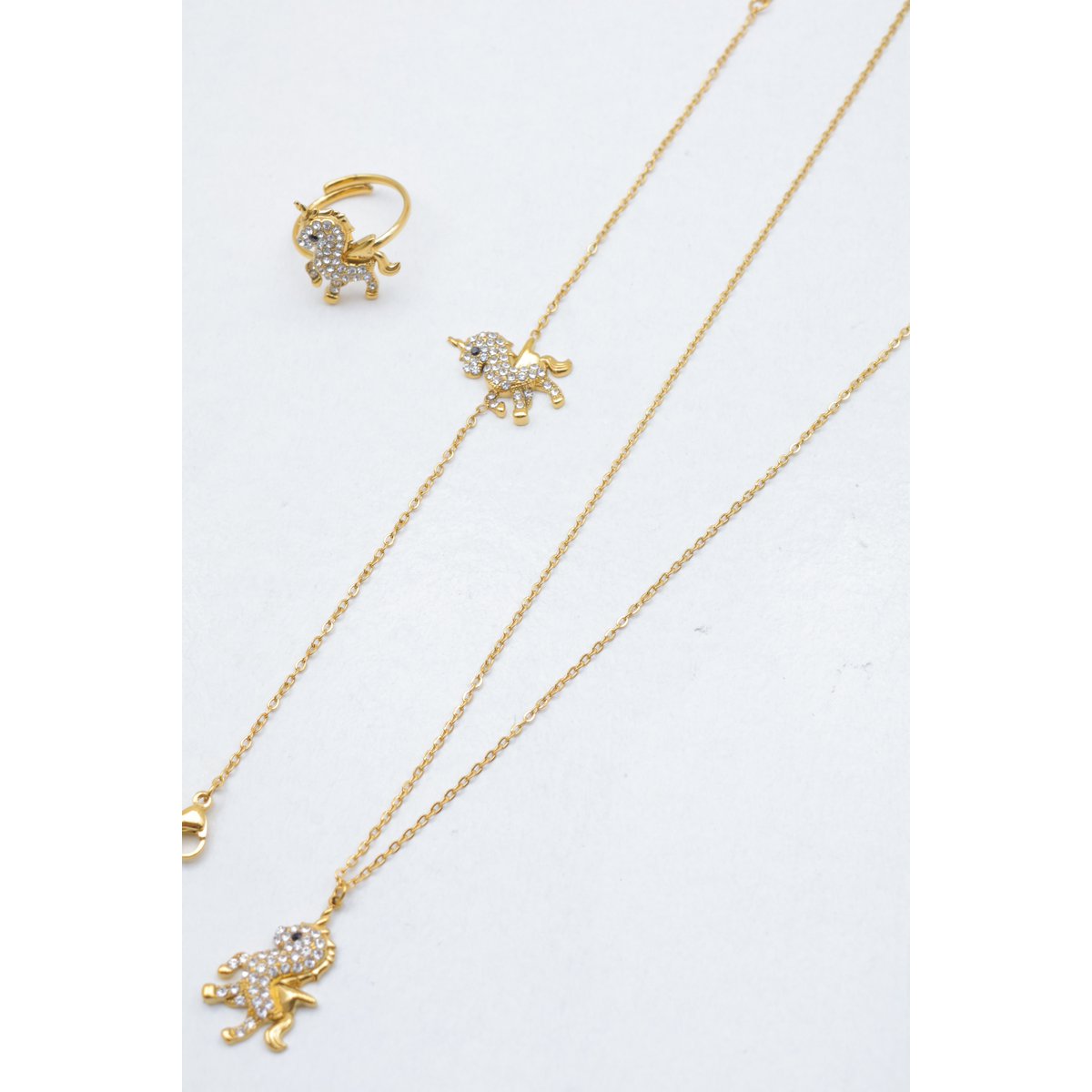 Parure de bijoux en acier inoxydable