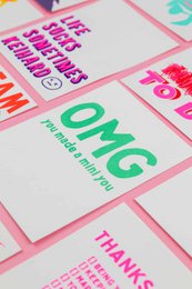 Riso print Omg du har lavet en mini you groen