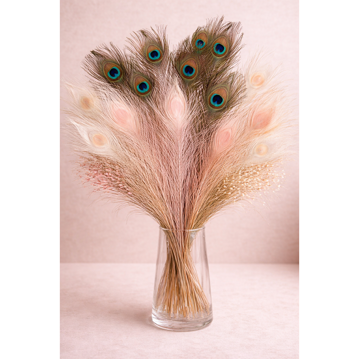 Peacock feathers