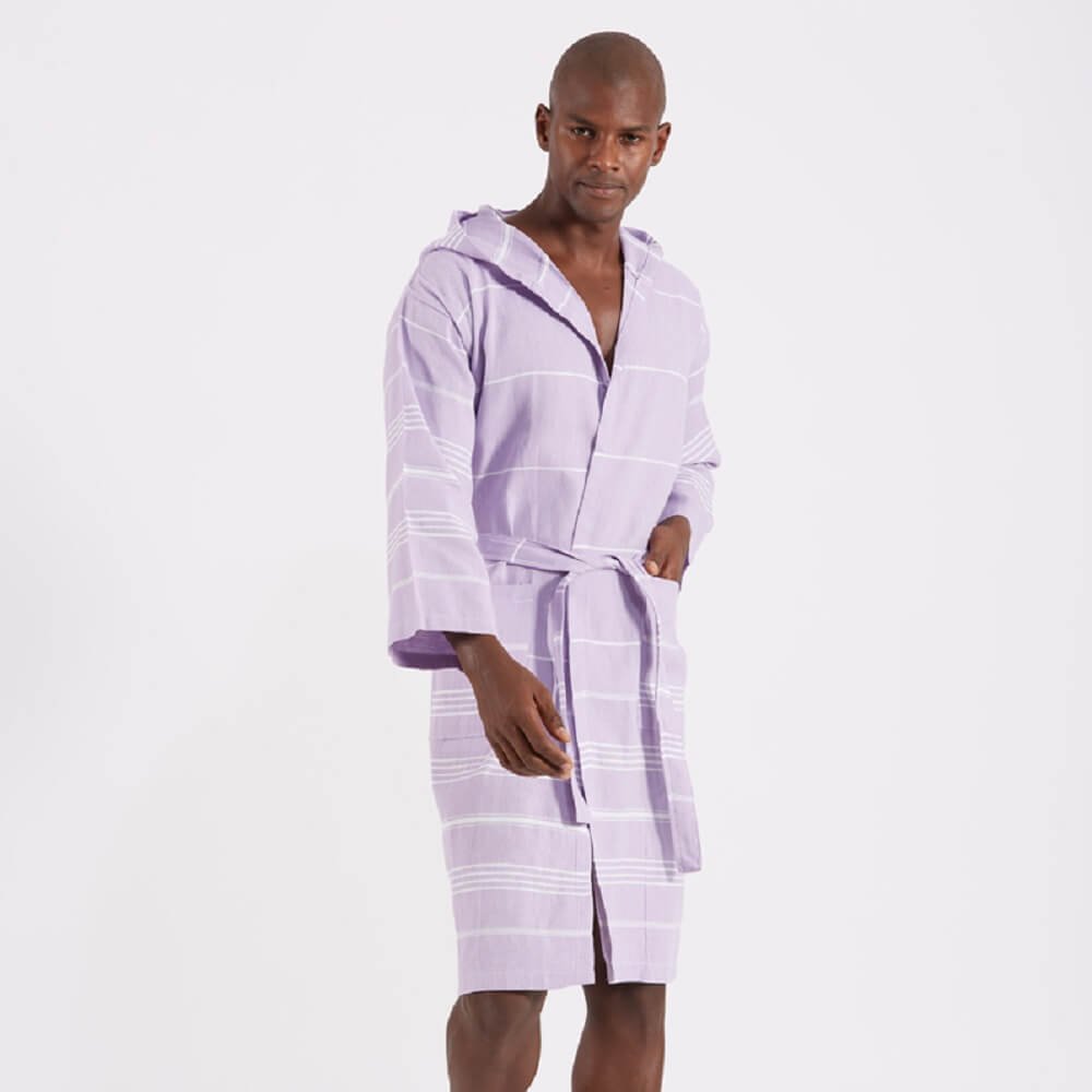 Trendy unisex katoenen hamam badjas