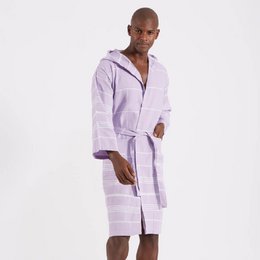 Trendy unisex Hammam badekåbe i bomuld