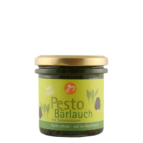 Pesto ORGANIC wild garlic with cedar nuts 140g