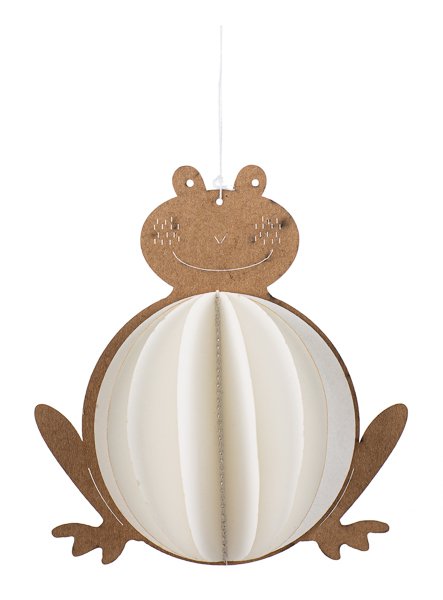 Zawieszka żaba 14 cm PU 24