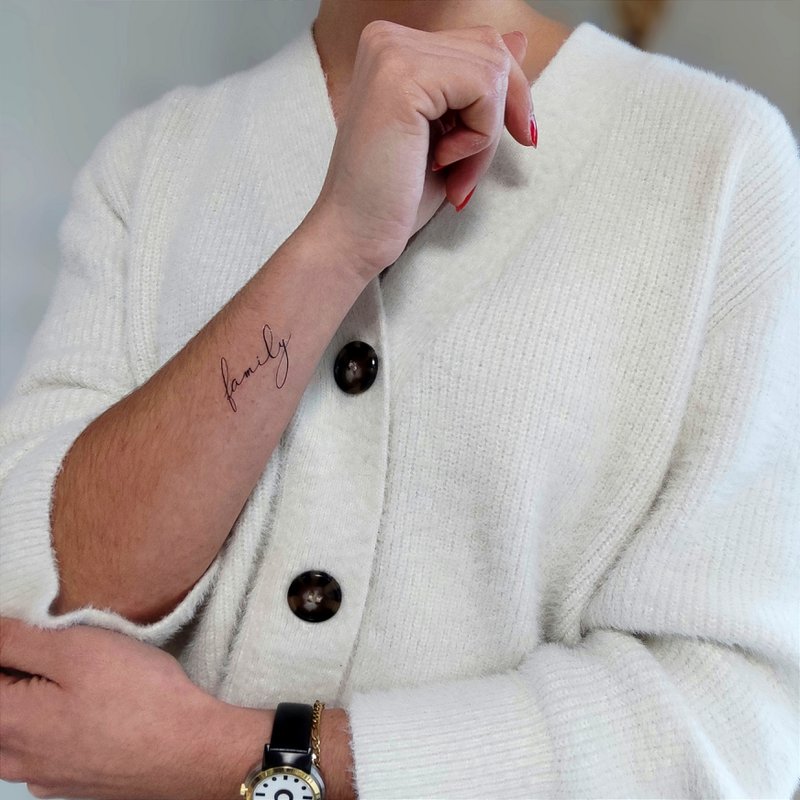 Midlertidig tatovering: Familie
